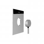 Graff Qubic Bateria natryskowa podtynkowa - element zewnętrzny Chrom E-7040-LM39N-T