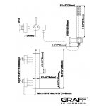 Graff M.E./M.E.25 Bateria natryskowa ścienna z zestawem prysznicowym Chrom EX-6172-LM37