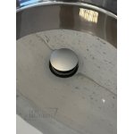   Galatea Design Heksagon Umywalka wolnostojąca z korkiem black grey GDFU3039BG WYPRZEDAŻ EKSPOZYCJI 