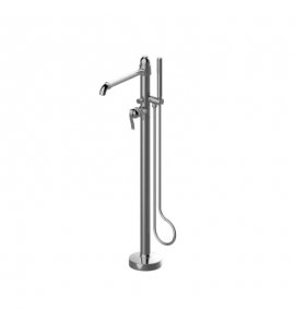 Graff Bali Bateria wannowa wolnostojąca z zestawem prysznicowym Chrom E-2154-LM20N-T