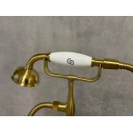 Galatea Design Retro Bateria wannowa wolnostojąca złoty szczotkowany GDT818W7BRG
