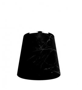 Alpi Fred Deszczownica regulowana chrom/marquinia black marble FD S04CRMNO