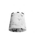 Alpi Fred Deszczownica regulowana chrom/carrara white marble FDS04CRMBO