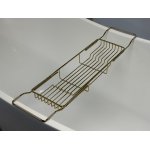   Galatea Design Retro Półka druciana na wannę 70-80 cm złoty połysk GDA27GOLD W MAGAZYNIE!!