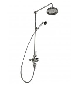 Galatea Design Retro Zestaw prysznicowy ścienny chrom GDAF3SCHR