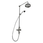 Galatea Design Retro Zestaw prysznicowy ścienny chrom GDAF3SCHR