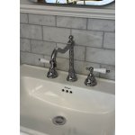   Galatea Design Retro Bateria umywalkowa 3-otworowa z korkiem chrom GDT14CHR W MAGAZYNIE!!