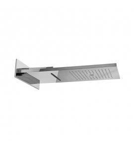 Graff Aqua-Sense Deszczownica prysznicowa wielofunkcyjna ścienna Polerowana stal E-8201-PS