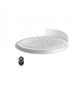 Graff Aqua-Sense Deszczownica prysznicowa Ø 600 mm sufitowa z LED  Polerowana stal E-8231-PS