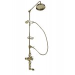   Galatea Design Retro Zestaw prysznicowy ścienny złoty połysk GDH112GOLD W MAGAZYNIE!!