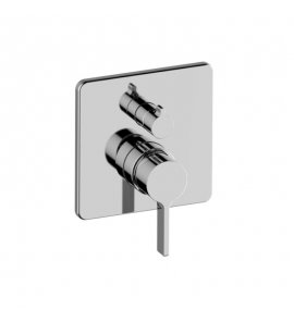 Graff Bateria natryskowa podtynkowa z przełącznikiem 2-drożnym - element zewnętrzny Chrom E-17040-LM46A-T