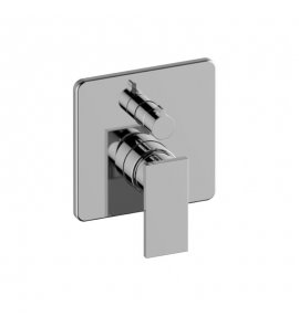 Graff Bateria natryskowa podtynkowa z przełącznikiem 2-drożnym - element zewnętrzny Chrom E-17040-LM31N-T
