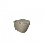       Rak Ceramika Feeling Resort Miska bezrantowa z deską wolnoopadającą 52x36 cappuccino mat FEEL3SET
