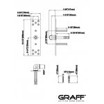 Graff Element podtynkowy do deszczownicy E-1075