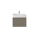 Rak Ceramika Zestaw DES Umywalka 61x46 i Szafka UNO Joy grey elm SETDESOUNOWH060EGY