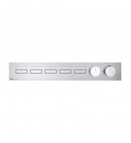 Gessi Hi-Fi Części zewnętrzne do mieszacza termostatycznego dla pięciu odrębnych funkcji, z przyciski włączania/wyłączania Chrom 63018.031