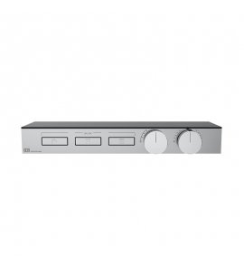 Gessi Hi-Fi Części zewnętrzne termostatycznego mieszacza półkowego dla czterech odrębnych funkcji, z przyciskami włączania/wyłączania Chrom 63024.031