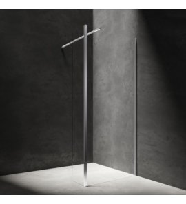 Omnires Marina Kabina prysznicowa typu walk-in 1100 mm ze ścianką boczną 300 mm Chrom MA1130CRTR
