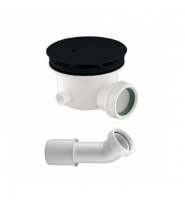 Omnires Syfon do brodzika Czarny mat ST6590.43+ST45XBL