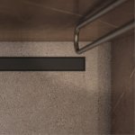 Omnires Lowifx Prysznicowy odpływ liniowy 600 mm Czarny LOWFIX60GBL