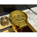    Galatea Design Modus Zlew wpuszczany z dozownikiem i baterią złoty GDP172OR