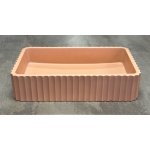   Galatea Design Biskut Umywalka stawiana 50x30 peach pink matt/brzoskwiniowy róż mat GDMR034MPP W MAGAZYNIE !!!