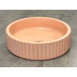   Galatea Design Kek Umywalka stawiana ∅39 peach pink matt/brzoskwiniowy róż mat GDMC030MPP W MAGAZYNIE !!!
