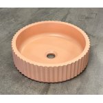   Galatea Design Kek Umywalka stawiana ∅39 peach pink matt/brzoskwiniowy róż mat GDMC030MPP W MAGAZYNIE !!!