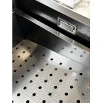      Galatea Design Modus S Zlew z wodospadem, dozownikiem, bateria 3-funkcyjną ZESTAW 75x46 wpuszczany  gunmetal black GDP31GB WYPRZEDAŻ MAGAZYNOWA