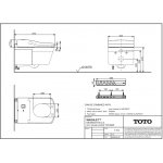    Toto Neorest Washlet EW 2.0 Miska z deską myjącą 42,3x67,5 biały TCF994RWG+CW994P#NW1+E00004 