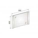 Keuco Elegance Lustro podświetlane 95x63,5 Czerwone/Białe z ekspozycji 11698012501 Tylko 1 sztuka w takiej cenie!!