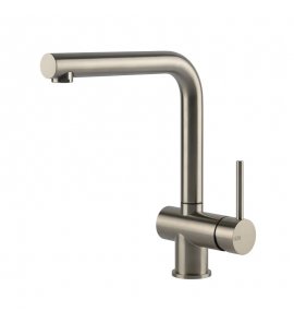 Gessi Acciaio Bateria kuchenna z obrotową wylewką Steel Brushed 60596.239