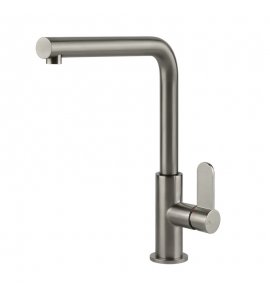 Gessi Acciaio Bateria kuchenna z obrotową wylewką Steel Brushed 60538.239