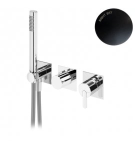 Bruma Lusa Bateria natryskowa podtynkowa z 3 wylotami Night Sky 1012001NS