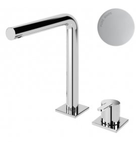 Bruma Lusa Bateria umywalkowa 2-otworowa Pure White 1018801PW