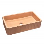   Galatea Design Biskut Umywalka stawiana 50x30 peach pink matt/brzoskwiniowy róż mat GDMR034MPP W MAGAZYNIE !!!