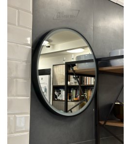 Britton Hoxton Lustro 600 mm z Led Czarny matt HOX.021MB