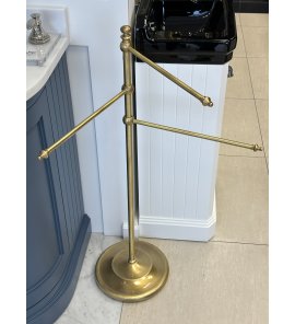 Sbordoni Dèco Stojak na ręczniki wolnostojący 96 cm brąz SB127BR