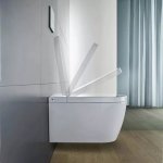 Duravit SensoWash Starck F Plus Miska wisząca z deską z funkcją mycia biała 650000012004320