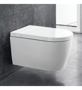Duravit SensoWash Starck F Plus Miska wisząca z deską z funkcją mycia biała 650000012004320