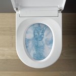 Duravit SensoWash Starck F Plus Miska wisząca z deską z funkcją mycia biała 650000012004320