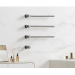 Galatea Design Balance Grzejnik elektryczny 49 cm 3-el. z przyciskiem zasilania gunmetal GDD1A01GM