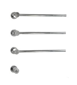    Galatea Design Balance Grzejnik elektryczny 49 cm 3-el. z przyciskiem zasilania chrom GDD1A01CHR WYPRZEDAŻ MODELU