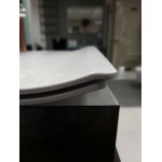 Hidra Tour 4.0 Miska wisząca bezrantowa z deską wolnoopadającą slim 52,5x36,5 cm biały połysk TUWR40.001+TUZQ40.001