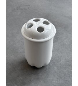    Sbordoni Hygia Kubek ceramiczny na szczoteczki do zębów wolnostojący biały HY201
