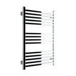 Sunerzha Modus Grzejnik łazienkowy ścienny 80,6x53 cm Stal polerowana 50231