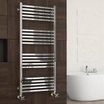 Sunerzha Modus Grzejnik łazienkowy ścienny 80,6x53 cm Stal polerowana 50231