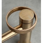 Gessi Anello Bateria umywalkowa warm bronze brushed pvd 63302.726
