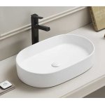   Galatea Design Bujur Umywalka 60x38 z korkiem klik-klak biały mat/white matt GD78330DTMW W MAGAZYNIE!!