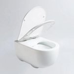      Galatea Design Bulatan Miska 49x35,5 z deską white matt/biały mat GDB2361MW WYPRZEDAŻ MODELU!!